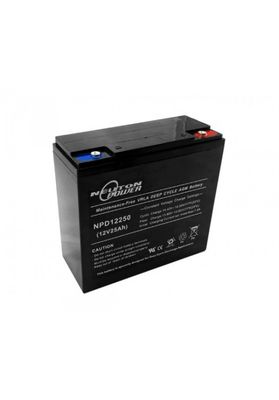 NPD12250 12V 25AH AGM Deep Cycle Battery
