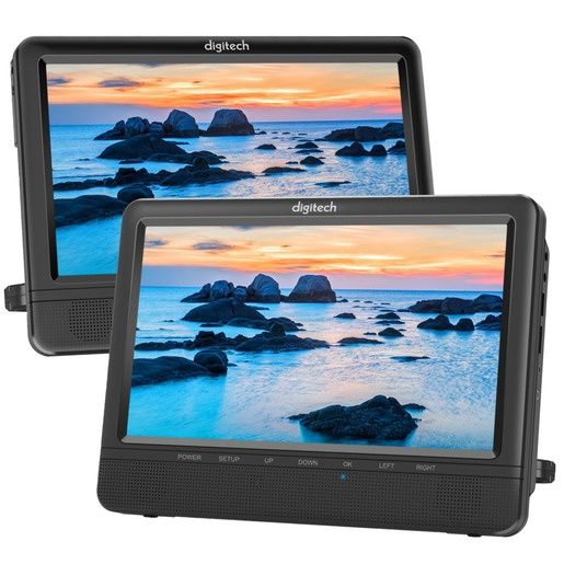 DUAL MONITOR 10.1IN W/ DVD SD USB PLYR