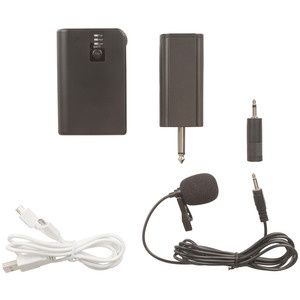MIC W/LESS UHF LAPEL KIT RECH