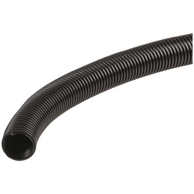 TUBE LOOM 25MM SPLIT BLK 2M