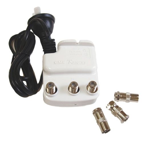 TV AMP/SPLITTER INDOOR 2WAY 240V GME