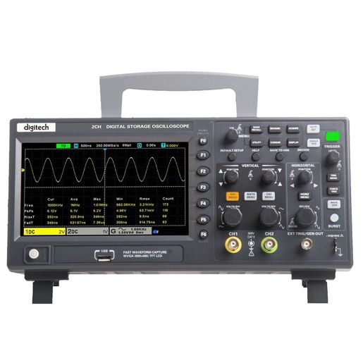 DSO LCD 2CH 100MHZ 1GS/S 8M MEM DPTH