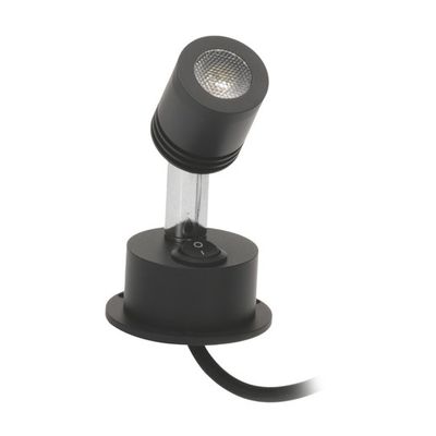 LIGHT LED READ DIM 10-30VDC BLK 3W CW