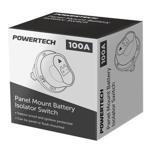 BATT ISOLATOR SWITCH PNL MNT 100A