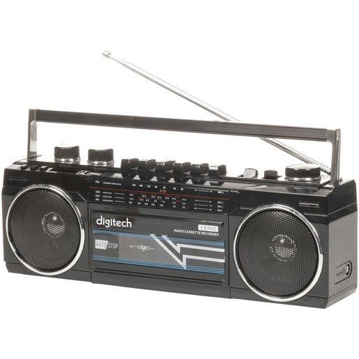 SPKR BOOM BOX B/T CASSETTE AM/FM