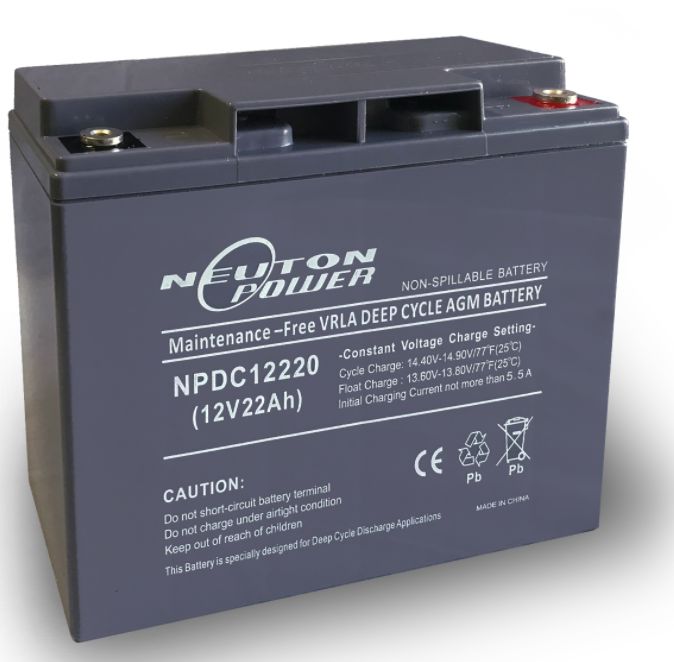 NPDC12220 AGM Deep Cycle Battery
