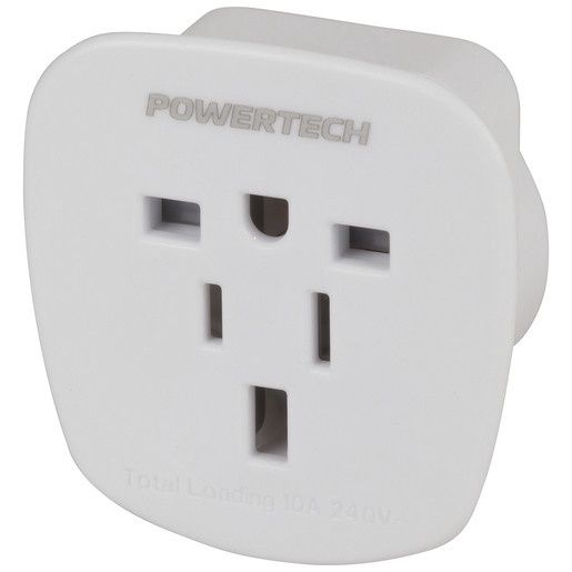 PP4027 ADPT MAINS O/S 2&amp;3PIN - PLG AUS WHT