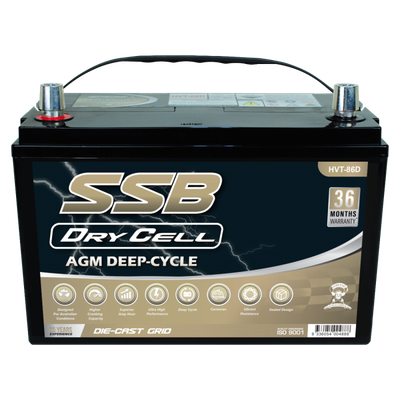 HVT-86D - Ultra High Performance Dual Purpose AGM Battery