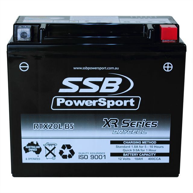 NPUCD -RTX20L-BS High Peformance AGM Motorcycle Battery