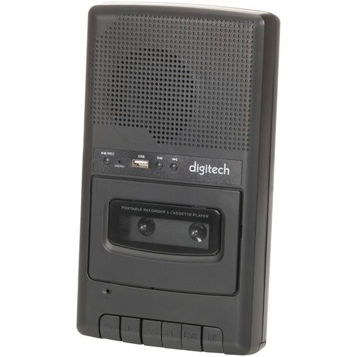 GE4106 - CASSETTE PLYR/REC SHOEBOX W/USB
