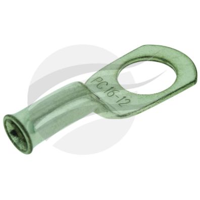 TL1612 - PKT 10 CABLE LUG 16mm x 12mm OPEN BARREL STUD FL CONDUCTOR