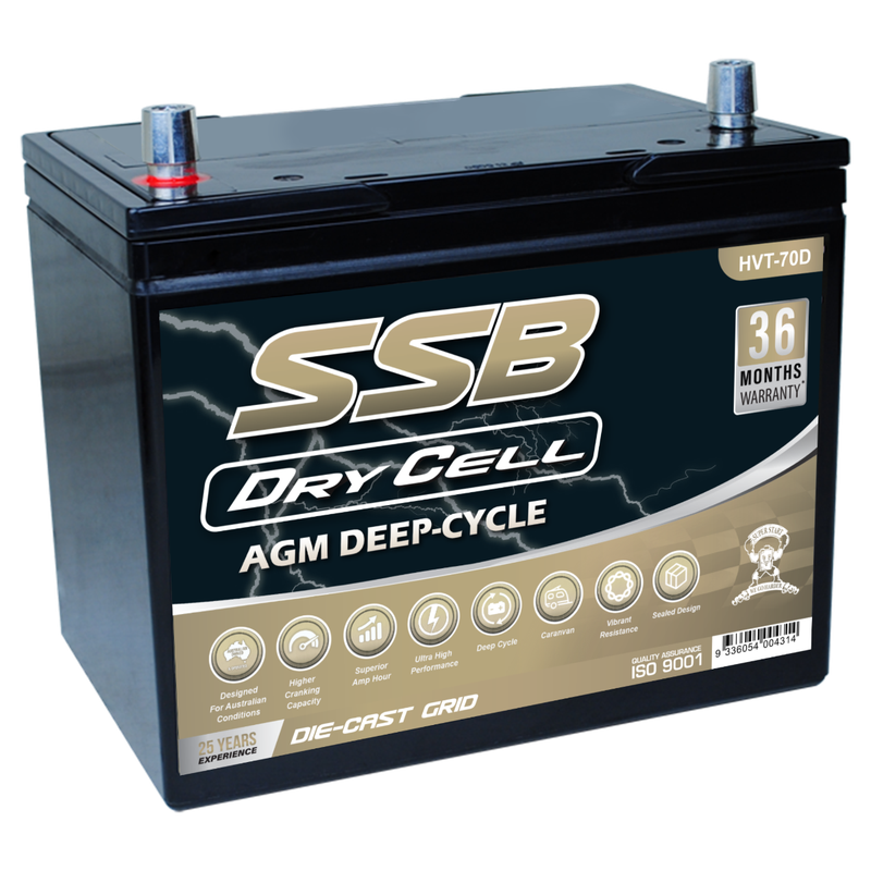 HVT-70D Ultra High Performance Dual Purpose AGM Battery