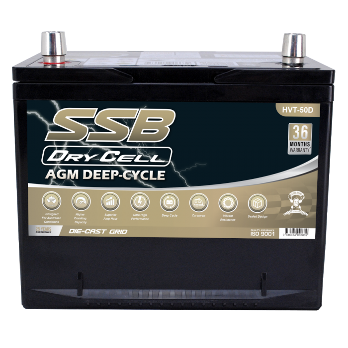 HVT-50D Dual Purpose VRLA (AGM) Battery