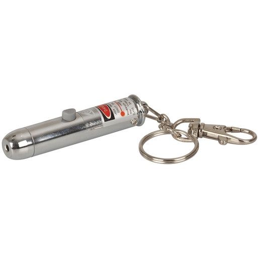 ST3202 - LASER POINTER KEYRING CHROME 1AAA