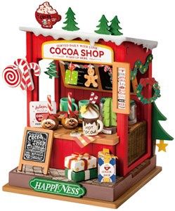 KJ9079 COCOA SHOP DIY MINIATURE HOUSE
