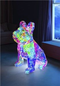 KJ9087 KIT PUZZLE 3D LANTERN DOG