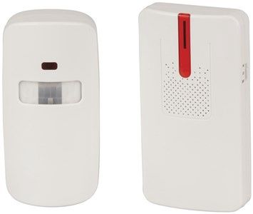 ANNOUNCER PIR DRIVEWAY W/LESS 100DB