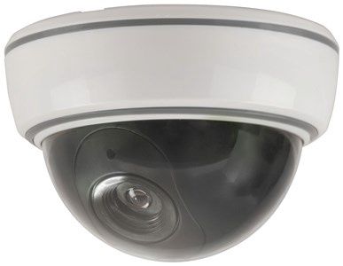 CAMERA DUMMY DOME FLASHING LED WHT