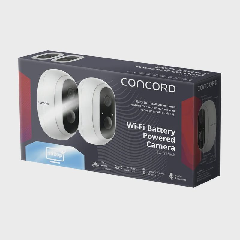 QC3912 - CAM PK2 1080P WIFI BATT PIR IP65 TUYA