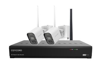 QV-5620  -  Concord 8 CH Wireless NVR Kit with 2 x 8MP Battery Cameras V3