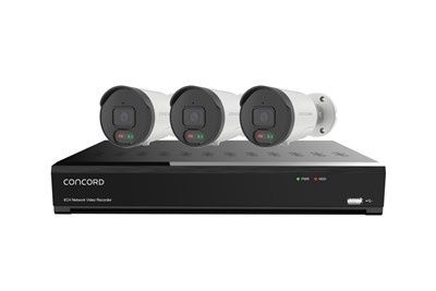 QV5530 NVR KIT 4K 8CH 3X RED/GRN LED CAM 8MP