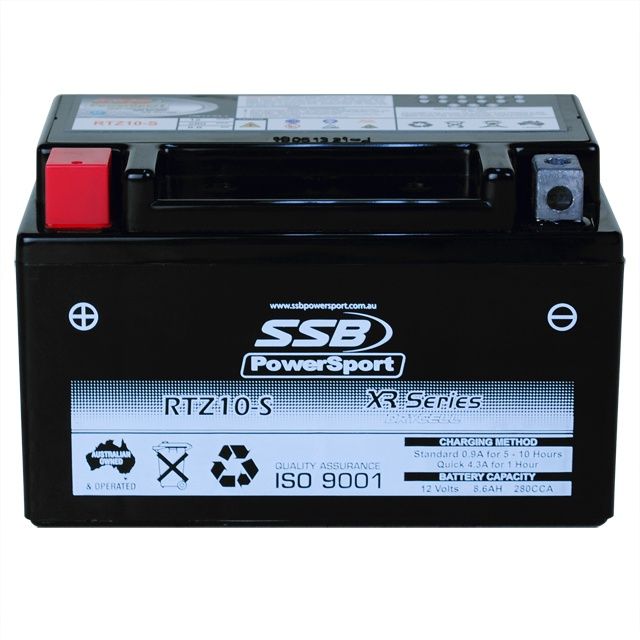 RTZ10-S High Performance AGM Motorcycle Battery