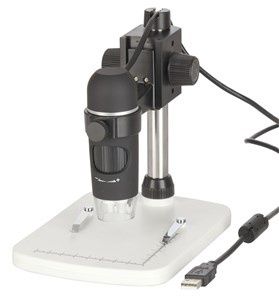 QC3199  -  CAM DIG MICROSCOPE USB 300X W/STAND 5MP