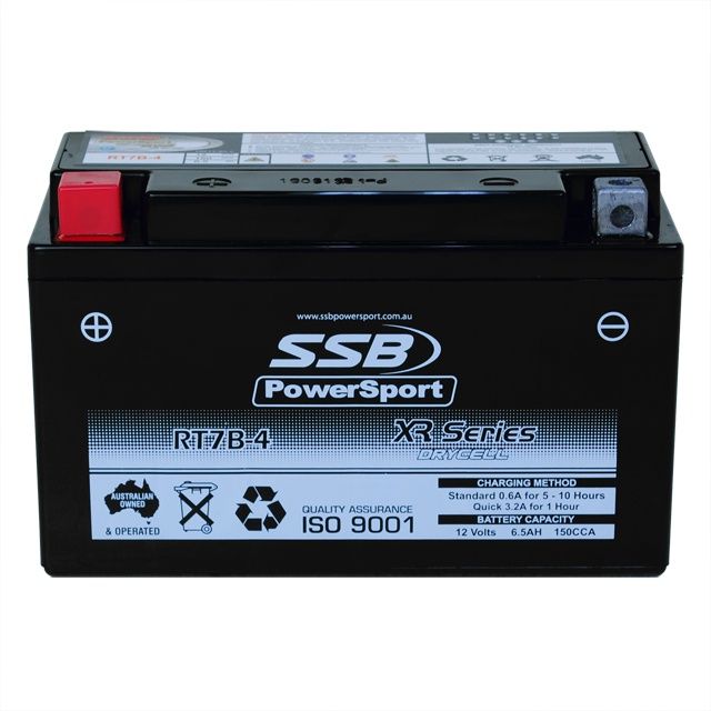 RT7B-4 - High Performance AGM Motorcycle Battery