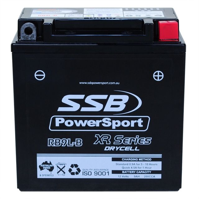 RB9L-B High Peformance AGM Motorcycle Battery
