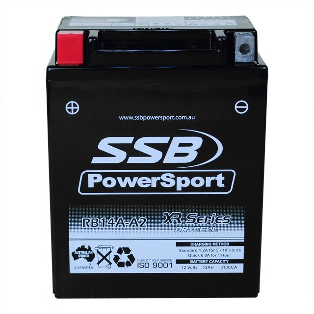 RB14A-A2 - High Performance AGM Motorcycle Battery