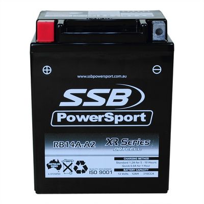 RB14A-A2 - High Performance AGM Motorcycle Battery
