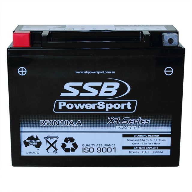 R50N18A-A XR SERIES High Performance AGM Motorcycle Battery