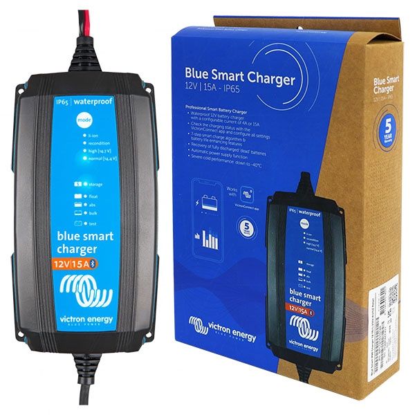 Victron Blue Smart IP65 SLA/LiFePO4 charger 12V 15A