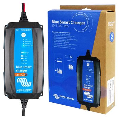 Victron Blue Smart IP65 SLA/LiFePO4 charger 12V 10A +