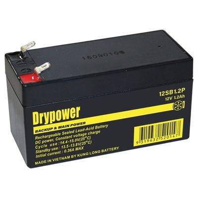 12SB1.2P Drypower 12V 1.2Ah Sealed Lead Acid Battery