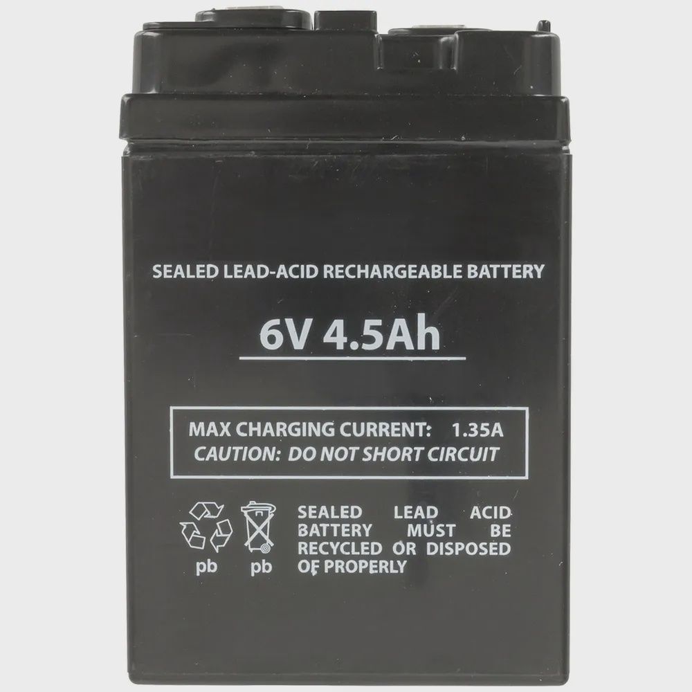 BATT SLA 6V 4.5AH SUIT RECH FANS