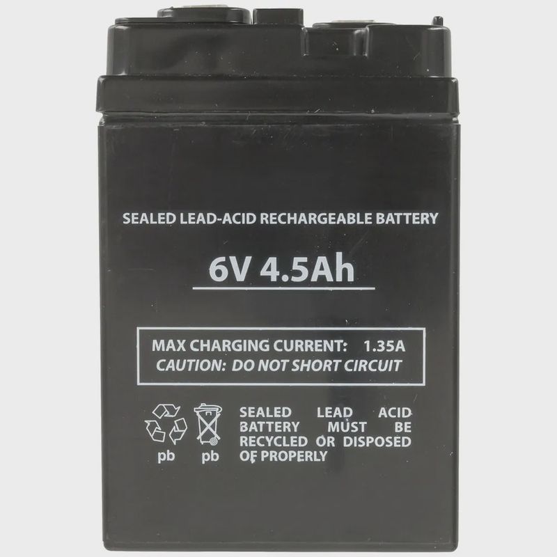 BATT SLA 6V 4.5AH SUIT RECH FANS