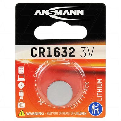 CR1632-BP1 - 1516-0004 - Ansmann CR1632 Consumer Lithium Battery Coin Cell