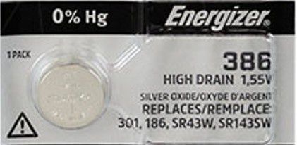 386/301TZ - Oxide Watch Battery (SR43W)