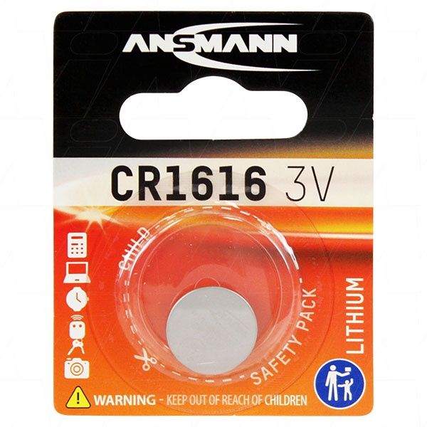 CR1616-BP1 - 5020132  Ansmann Consumer Lithium Battery Coin Cell