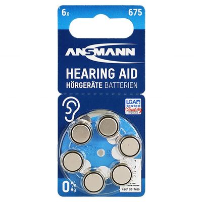 A675-BP6(A) -  HEARING AID BATTERY