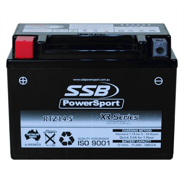 RTZ14-S - SSB POWERSPORT VTZ14-S V-SPEC HIGH PERFORMANCE AGM BATTERY