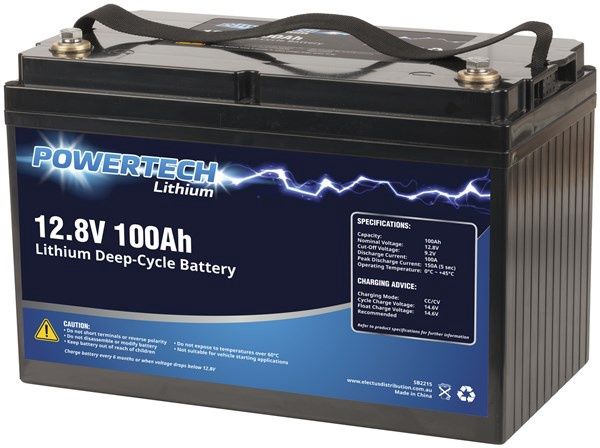 BATT LIFEPO4  12.8V 100AH DEEP CYCLE GN2