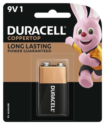 SB3001 - DURACELL COPPERTOP 9V PK1