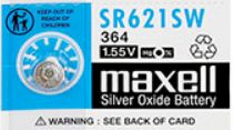 SR621SW 1.55V Button Cell Silver Oxide 364 Battery Sr60
