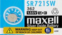 SR721SW - Button Cell Low Drain Type