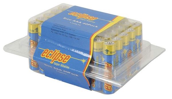SB2328 - BATT ALK AAA ECLIPSE PK40