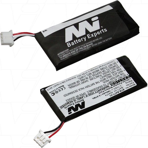 BTB-BATT-03-BP1 Bluetooth battery suitable for Sennheiser