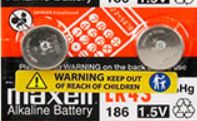 LR43 - BP2- Alkaline Battery MAXWELL