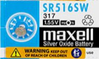 SR516 Battery  Button Cell Low Drain Type